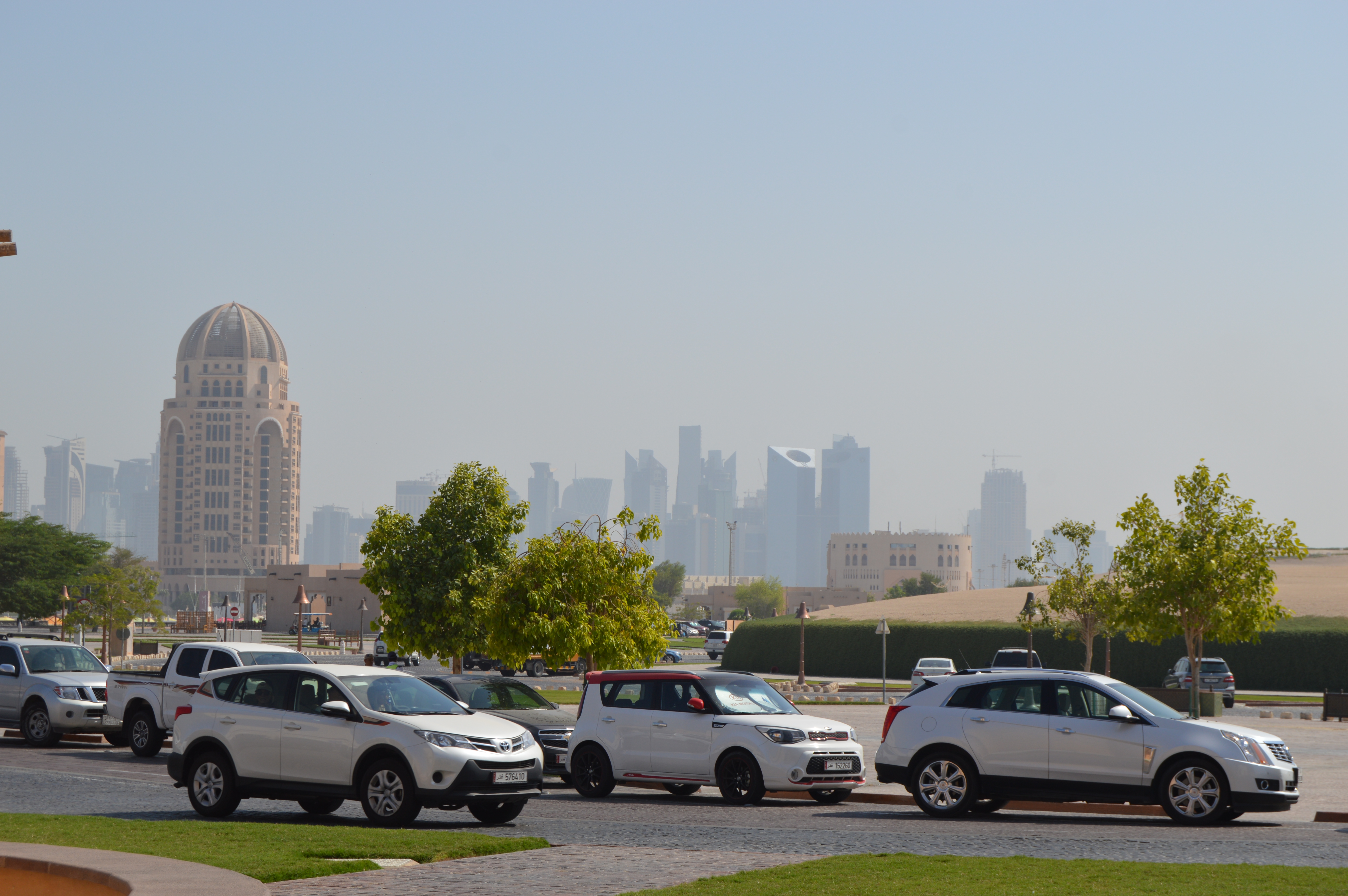 View of Doha's Skyline from Stop 2