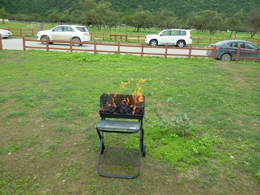 Barbecue at Wadi Darbat