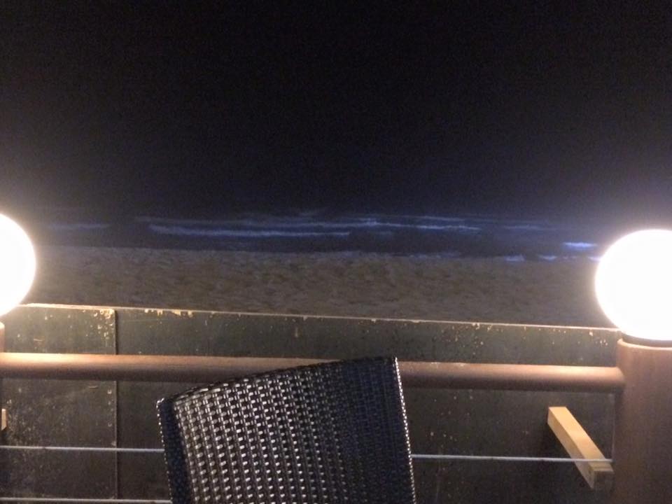 View of Indian Ocean from our Dining Table