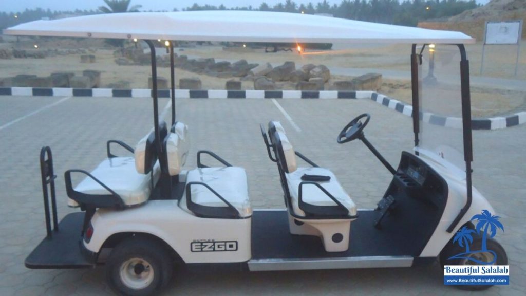 Golf Cart at Al Baleed Archeological Park in Salalah