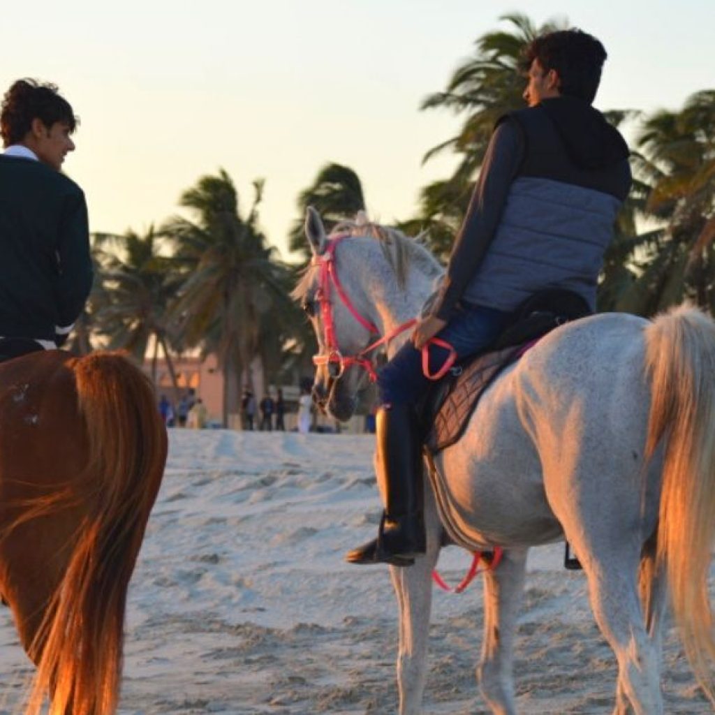 Horse Riding in Ad Dahariz Beach Salalah