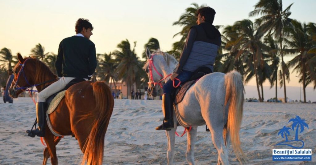 Horse Riding in Ad Dahariz Beach Salalah
