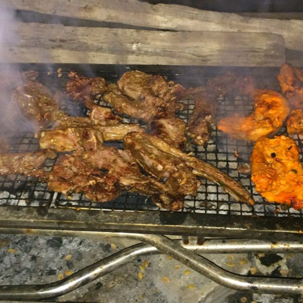 Barbecue making at Dahariz Beach Salalah