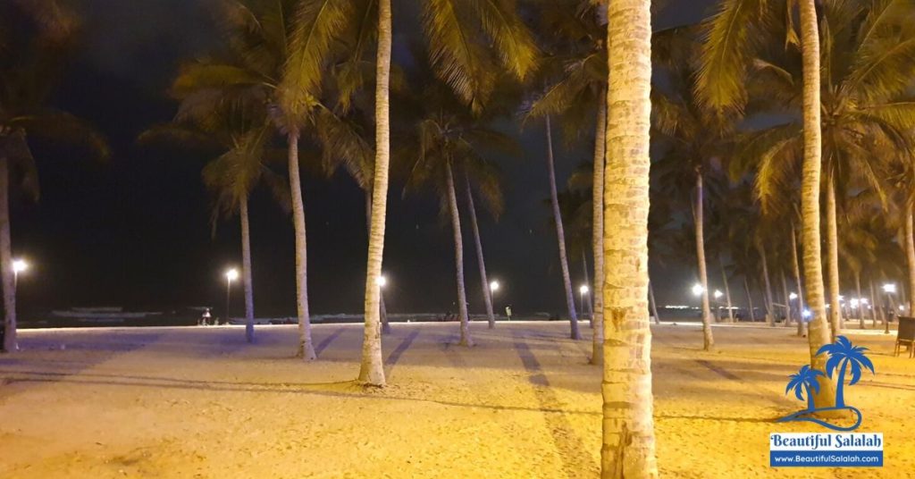 Night time at Dahariz Beach