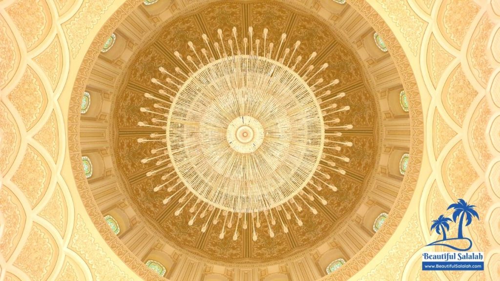 Chandelier at Sultan Qaboos Mosque Salalah