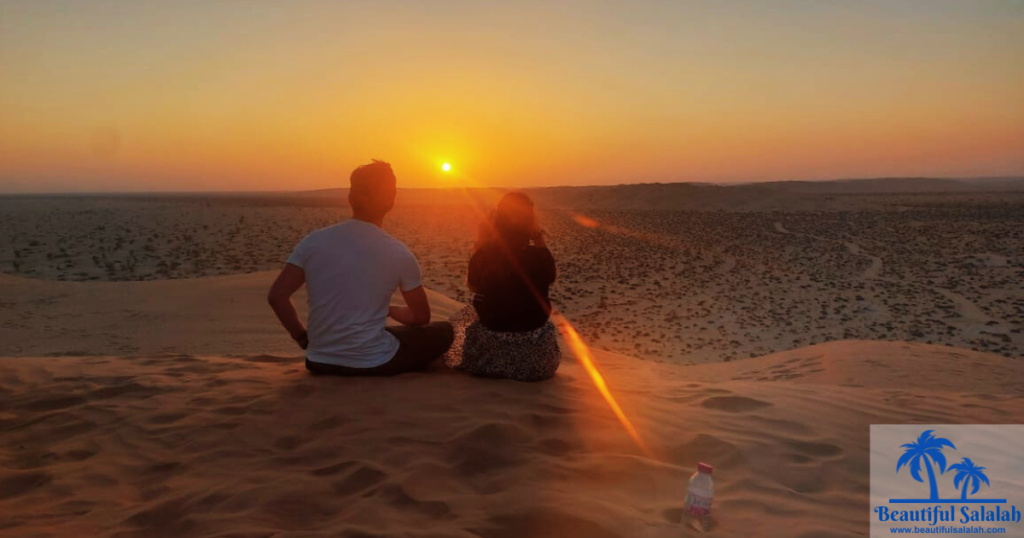 Sunset at Rub Al Khali Oman